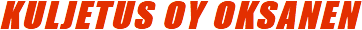 Kuljetus Oy Oksanen logo