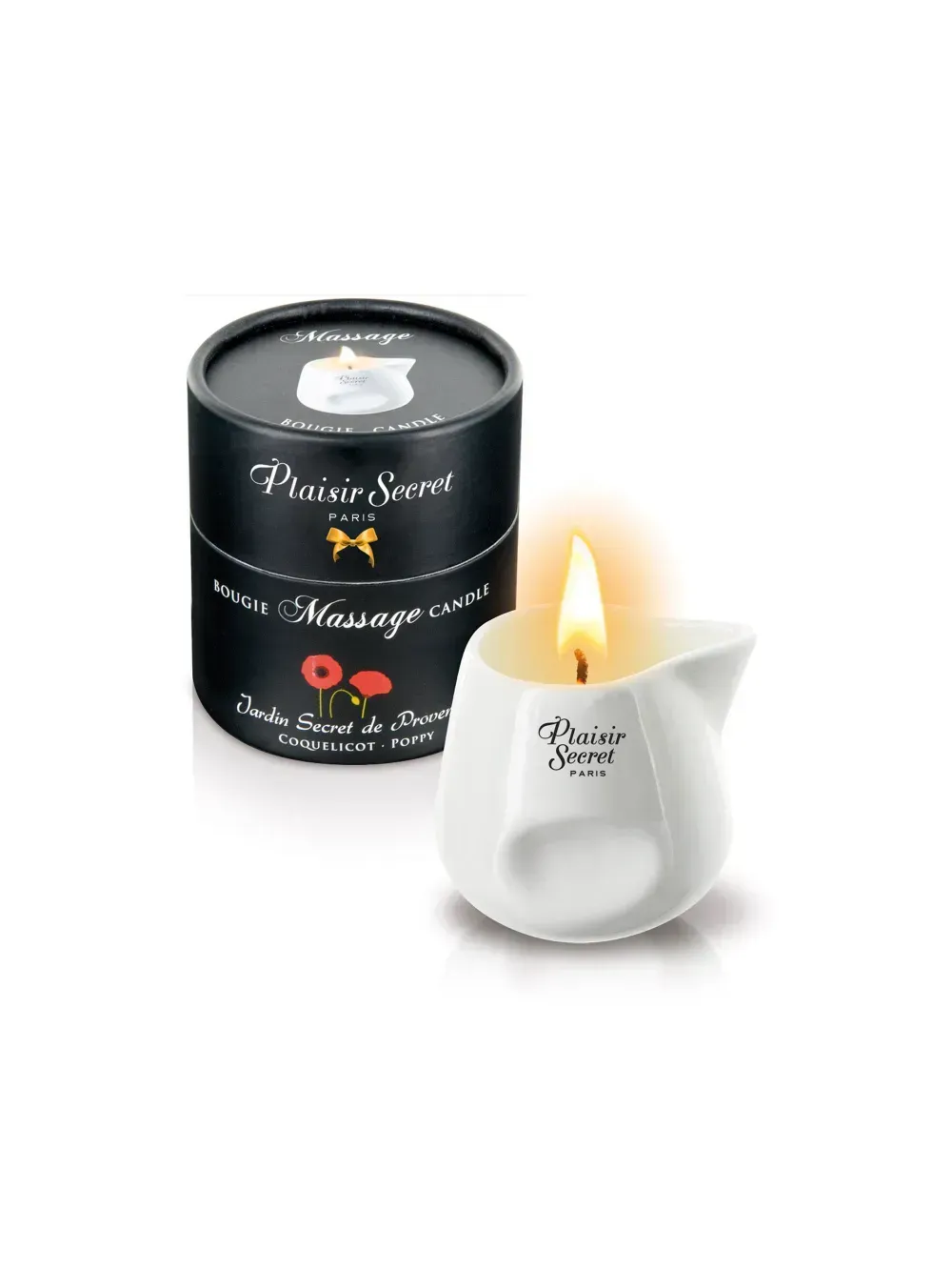Bougie et huile de massage Plaisir Secret