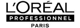 Un logotipo en blanco y negro para L'Oréal Professionnel Paris