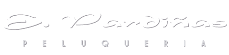El logotipo de El Paradiso Peluquería está escrito en español.