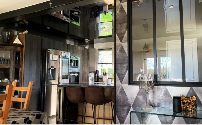 Photo d'un plafond tendu laqué