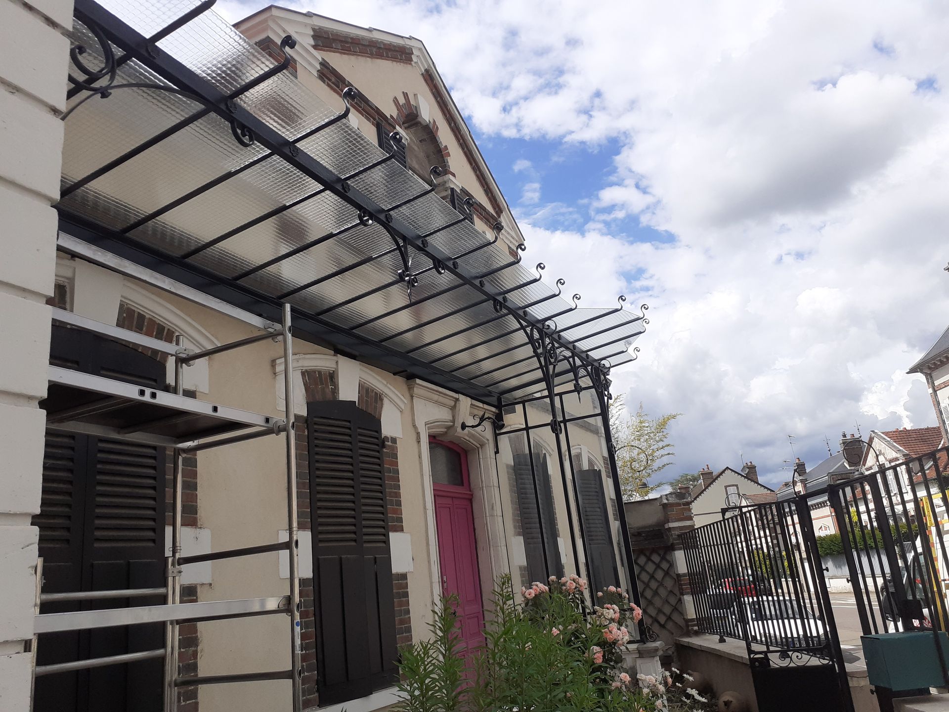 Restauration d'une marquise.