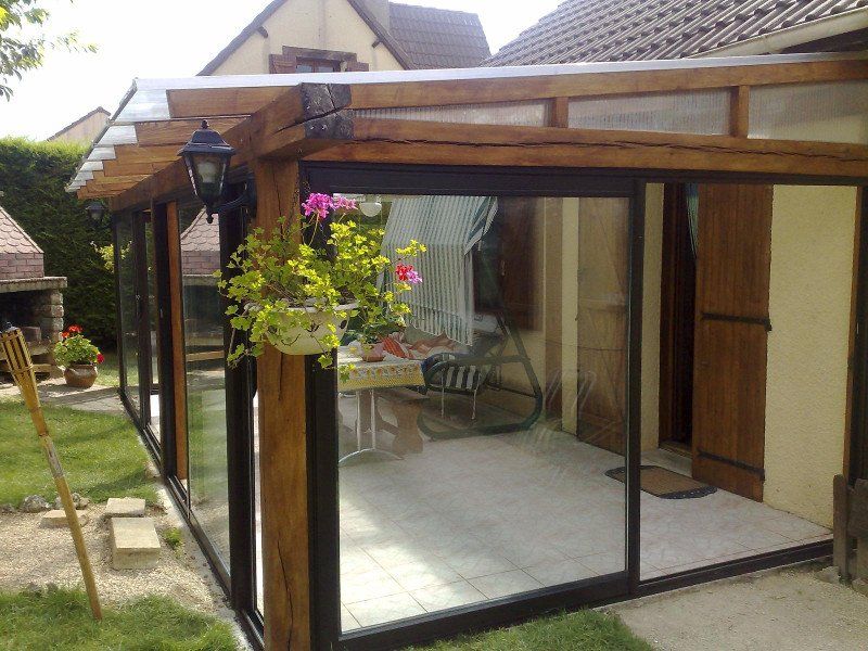 Fabrication d'une véranda en ALU sur-mesure.