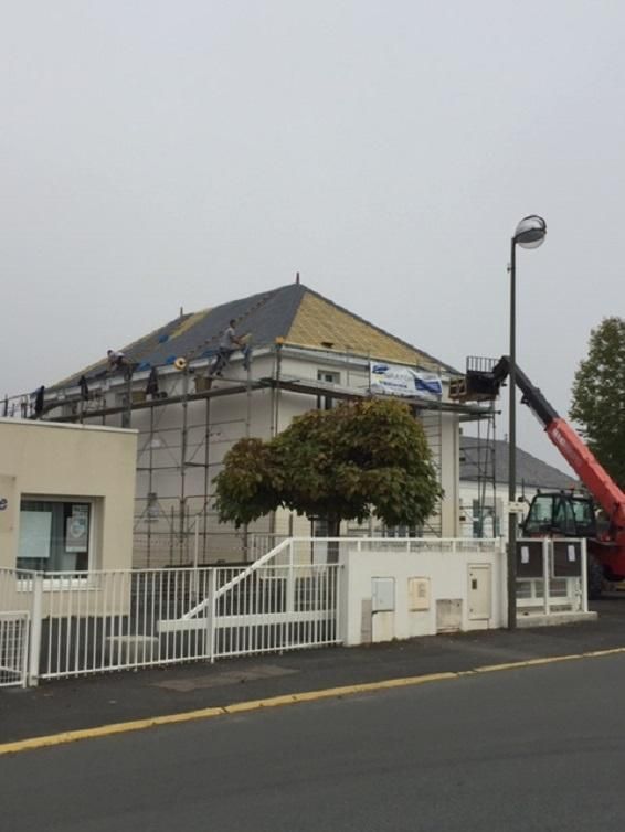 Toiture ardoise en rénovation