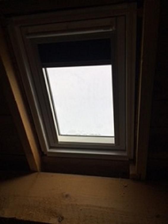 Velux en contre-jour