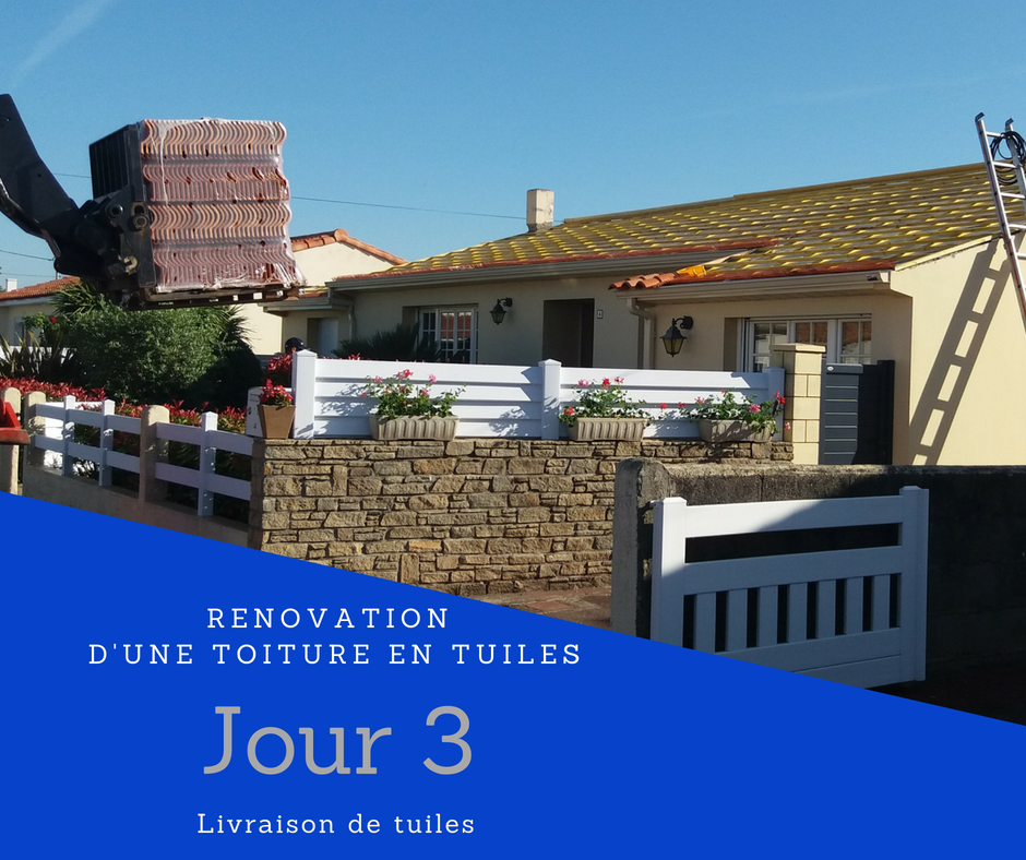 Rénovation d'une toiture de pavillon