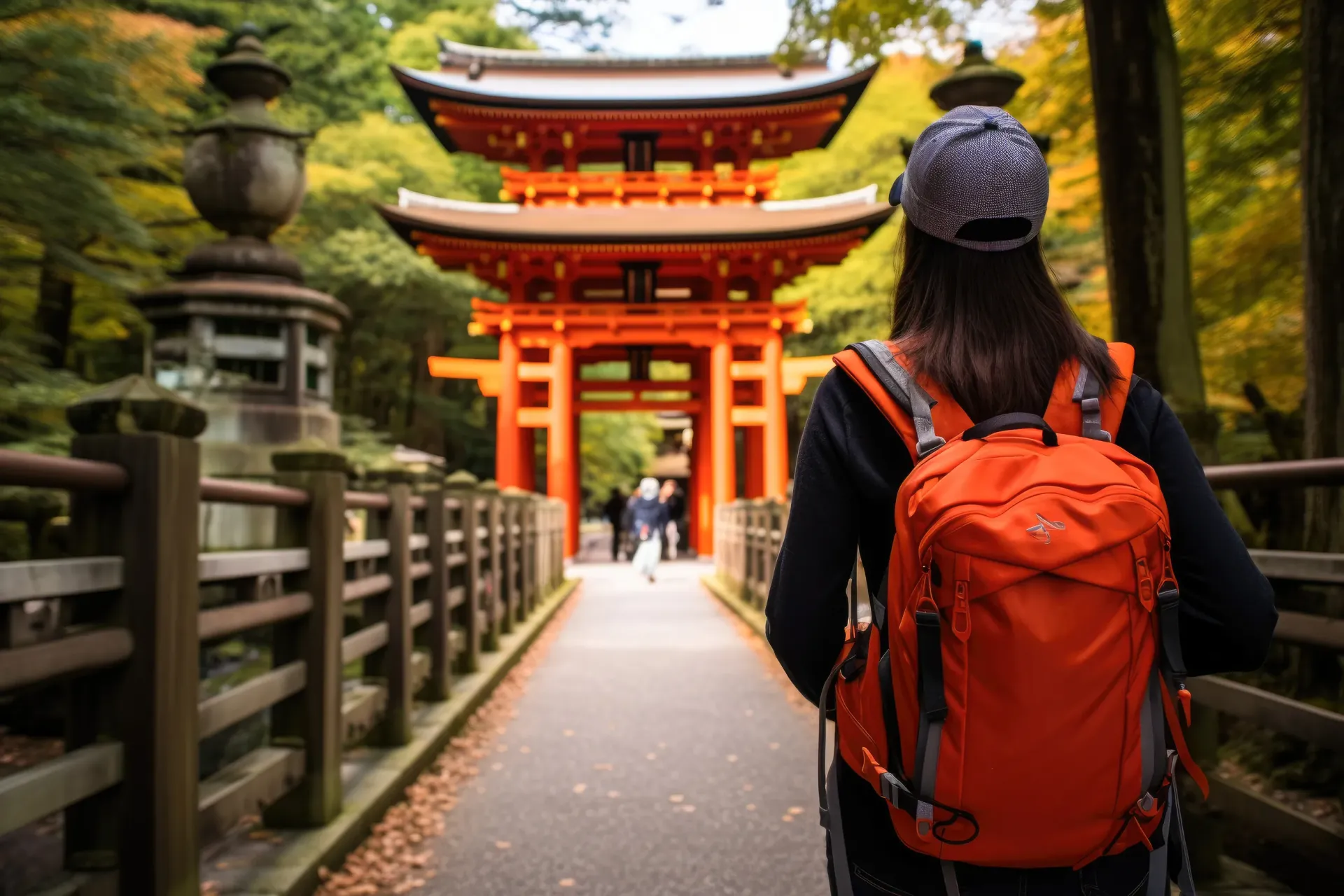 Templo japonés sobre un puente. Boulevard Viajes.