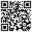 Ein schwarz-weißes QR-Code-Quadrat zum Scannen.