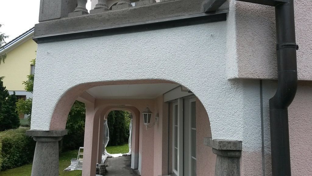 05 Schaden Feuchtigkeit von Terasse behoben mit ergänzender Dilitation