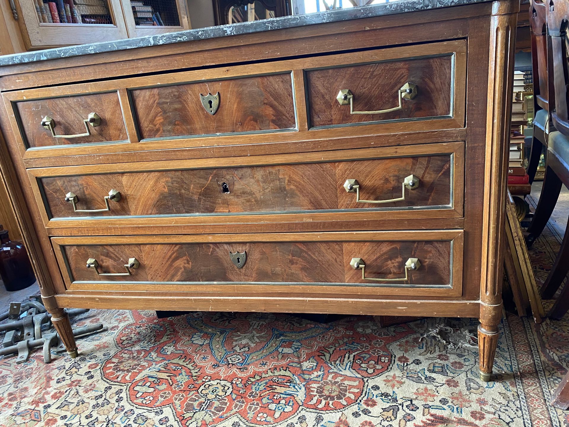 Commode acajou Louis XVI