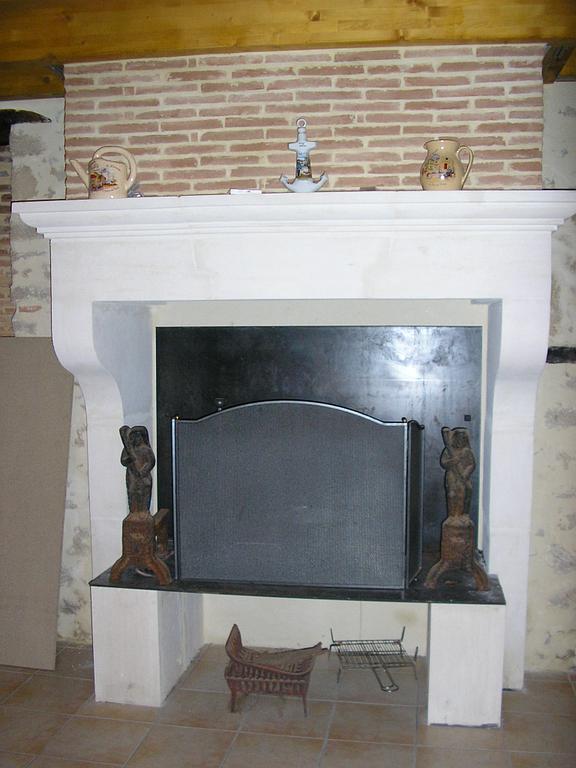 Après - Réhabilitation d'une cheminée en pierre