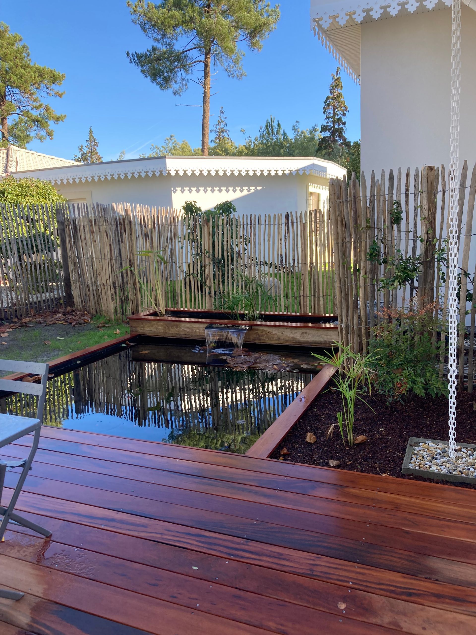 Aménagement de la terrasse