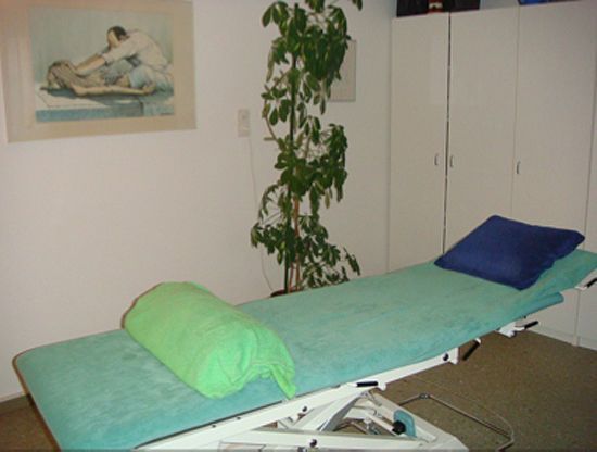 Behandlungsraum - Praxis - Physiotherapie Bram van Beek