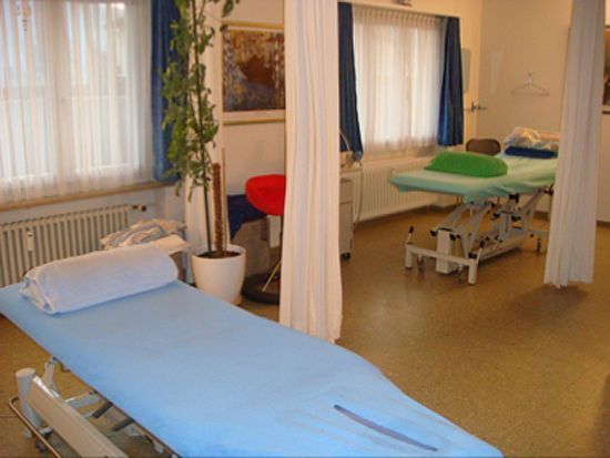 Behandlungsraum - Praxis - Physiotherapie Bram van Beek