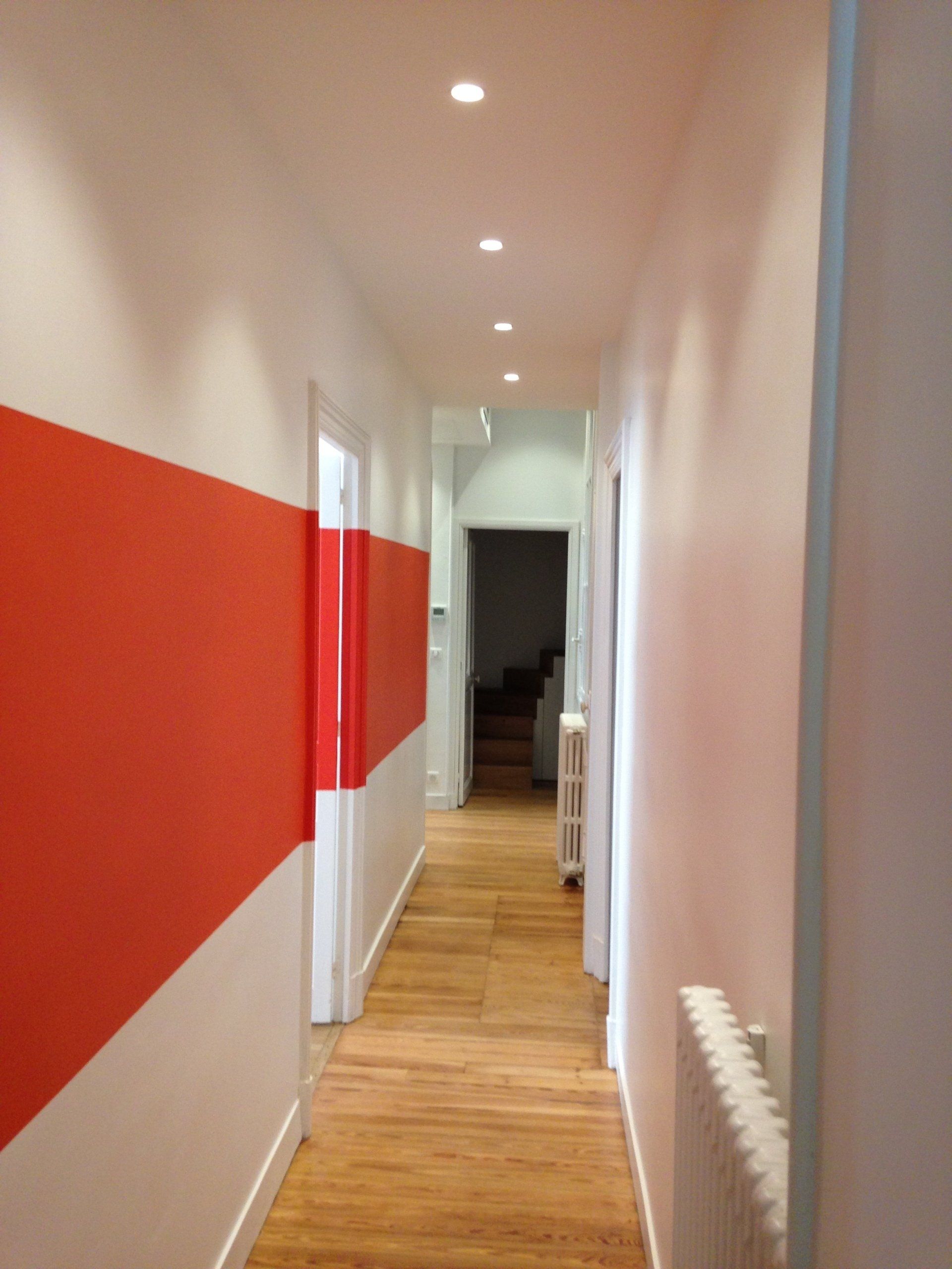 Couloir peint