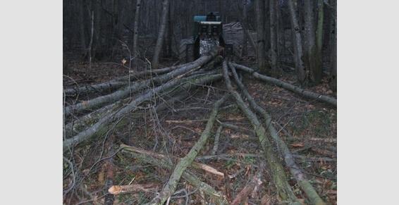 Débardage Tracteur Forestier.