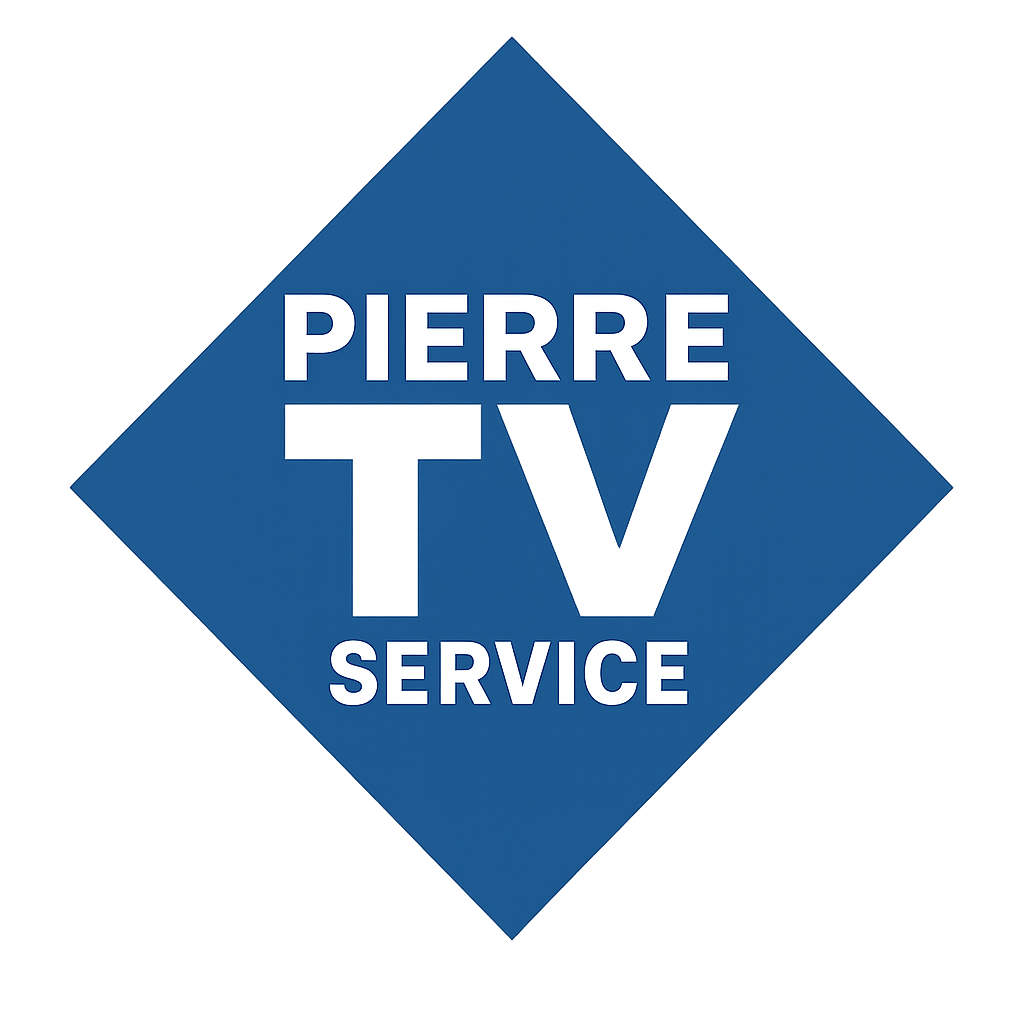 Logo de Pierre TV Service.