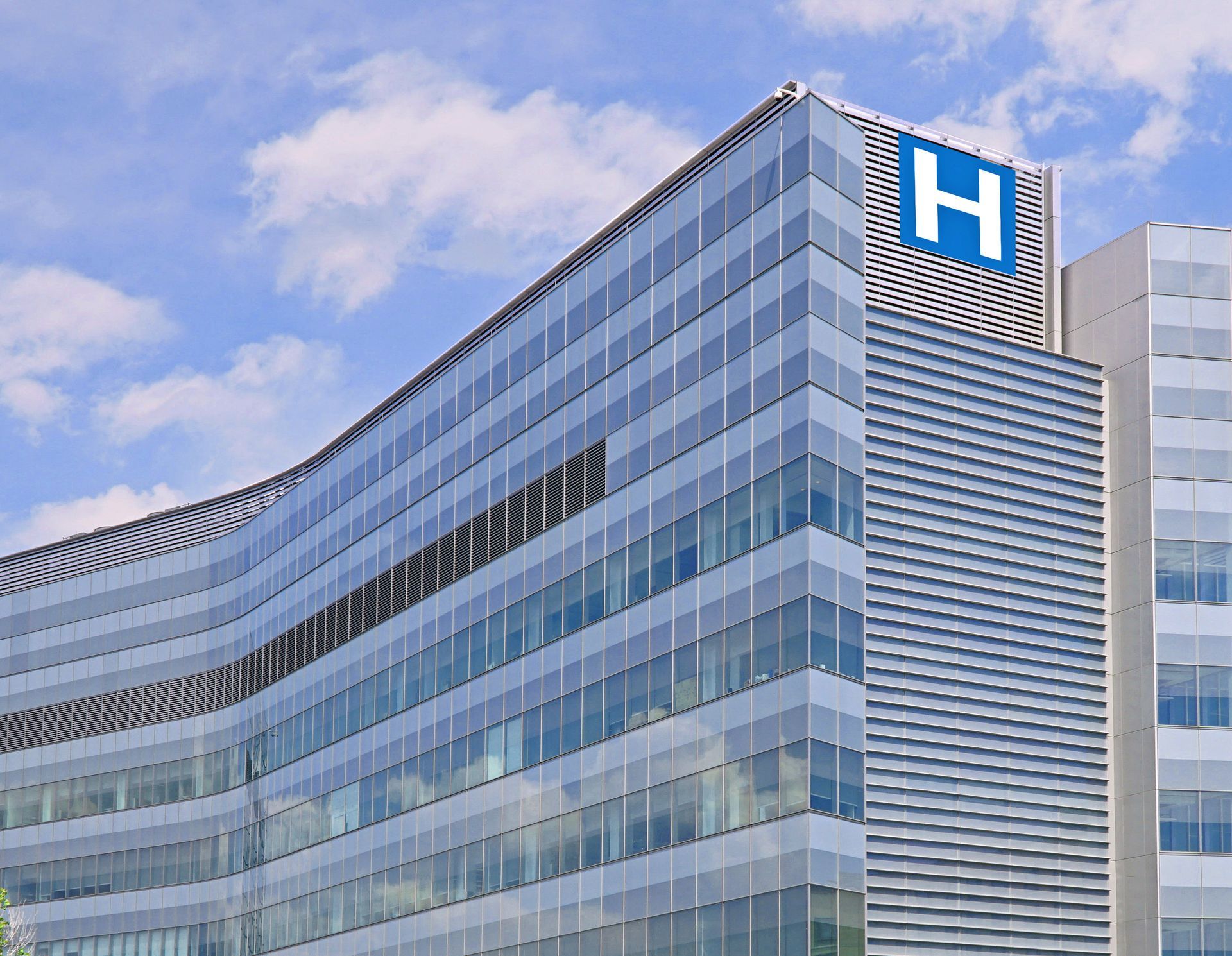 Façade d'un hôpital