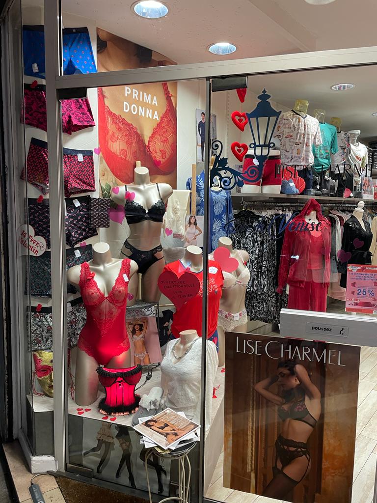 Une large gamme de lingerie