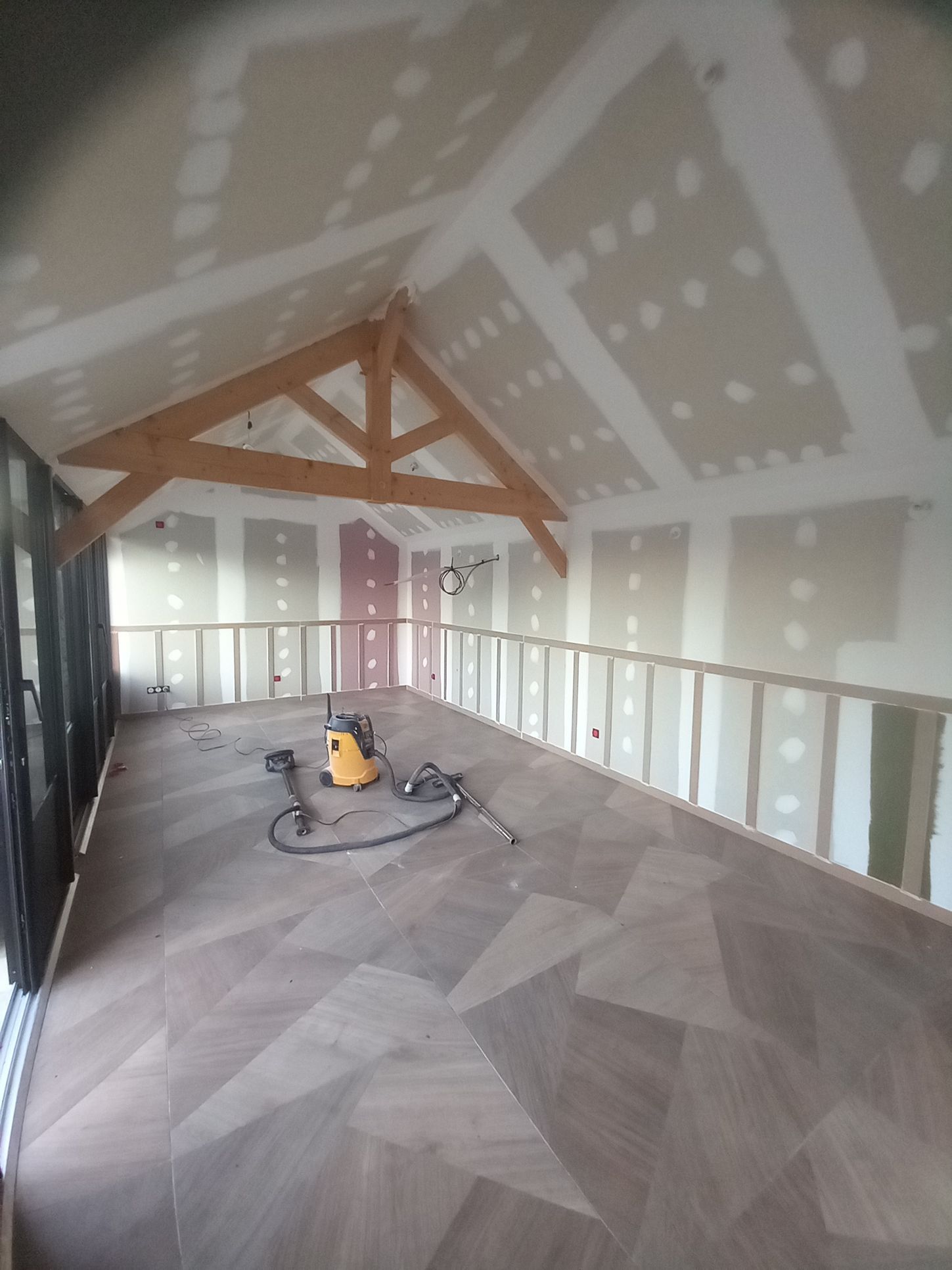 Pièce en rénovation