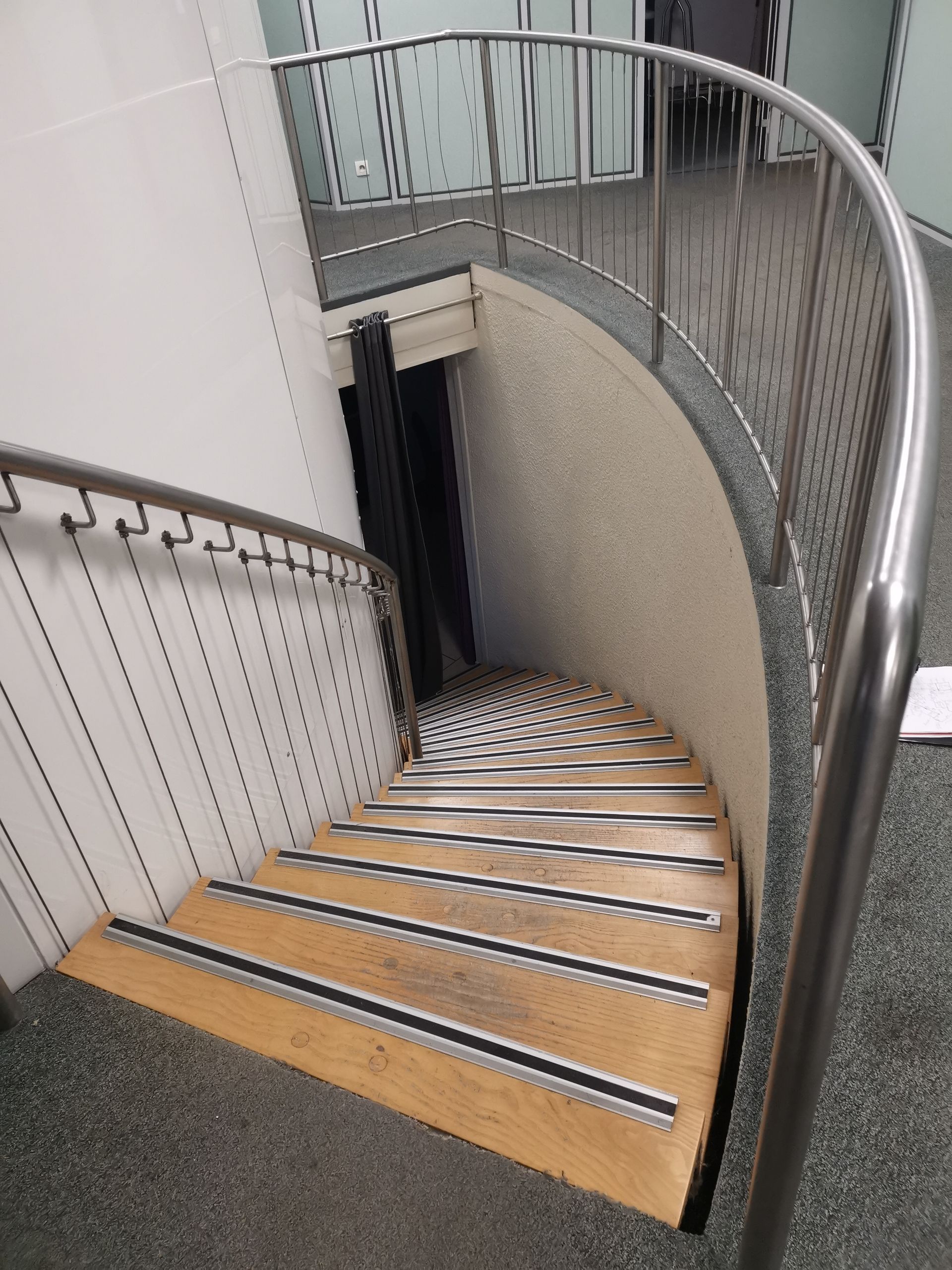Un escalier en colimaçon