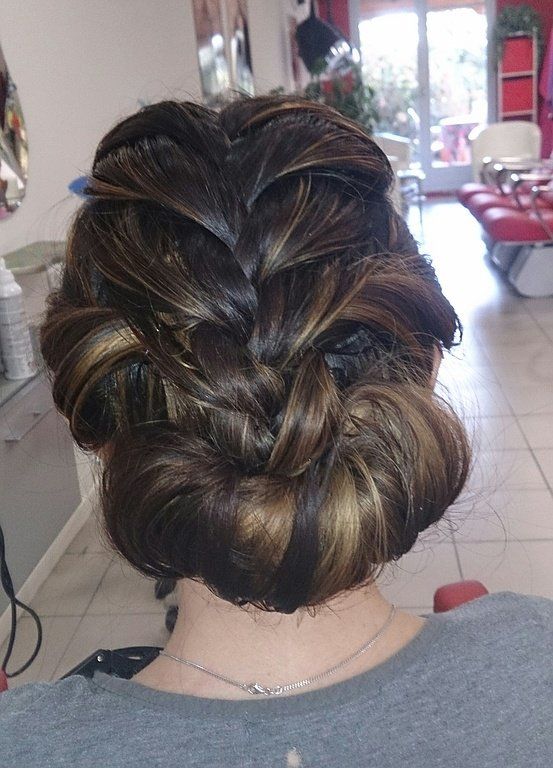 Chignon tressé