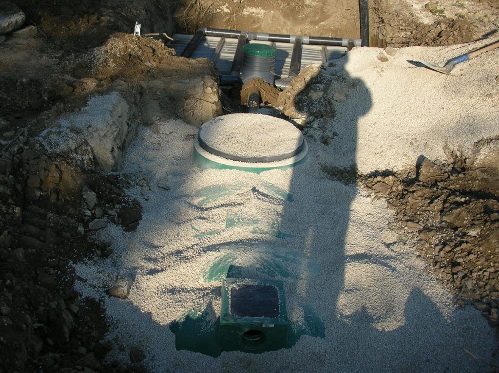 Remplacement d'une fosse septique avec un step diffuseur