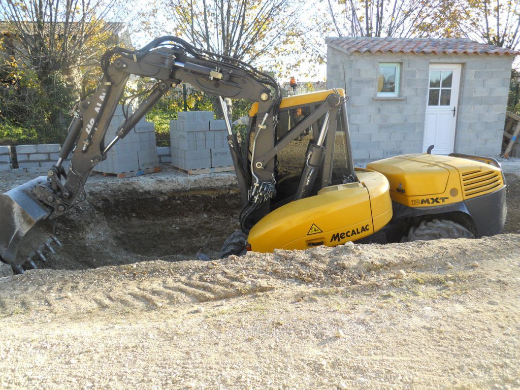 Ouverture pour la création d'une piscine