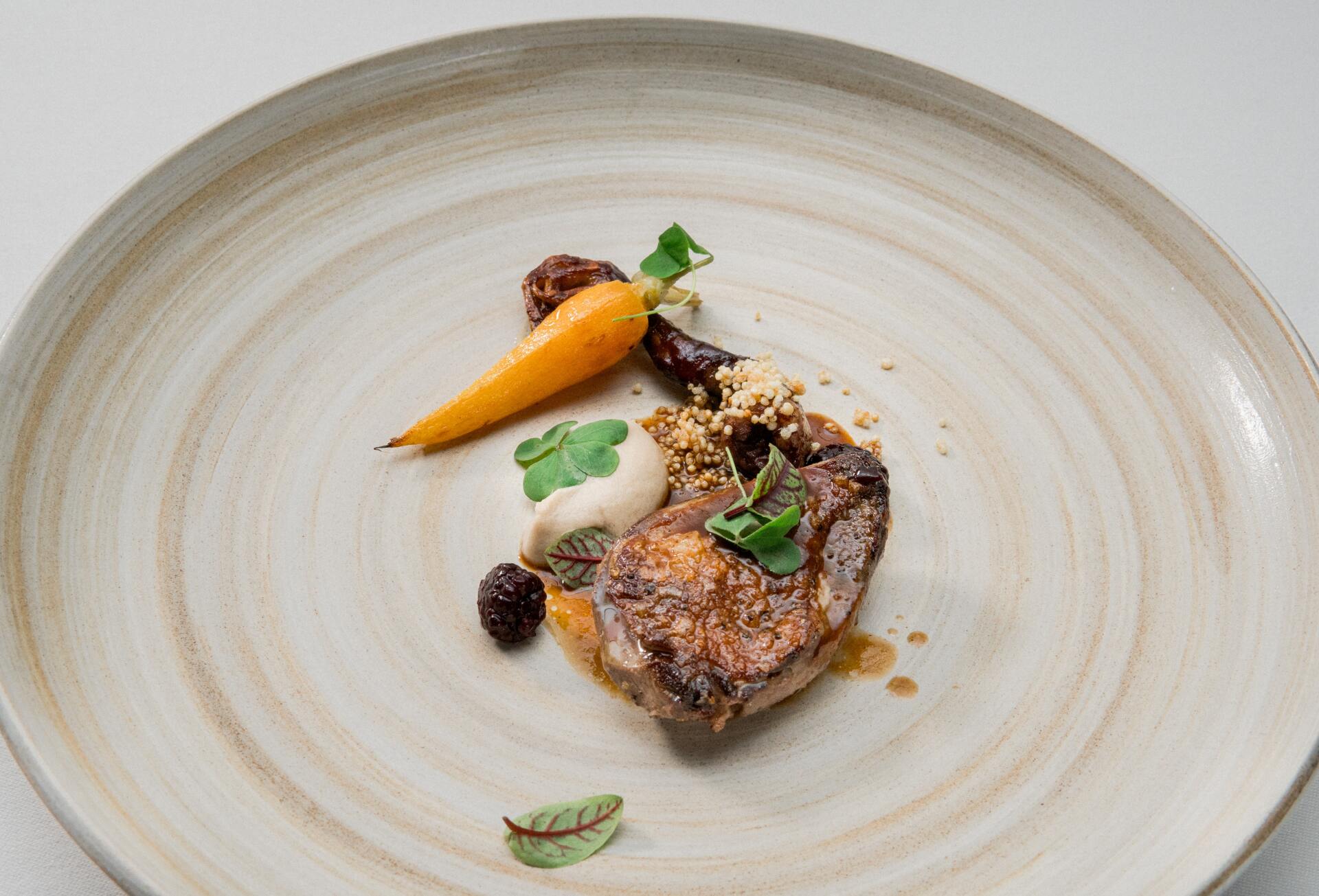 Poulet et petits légumes