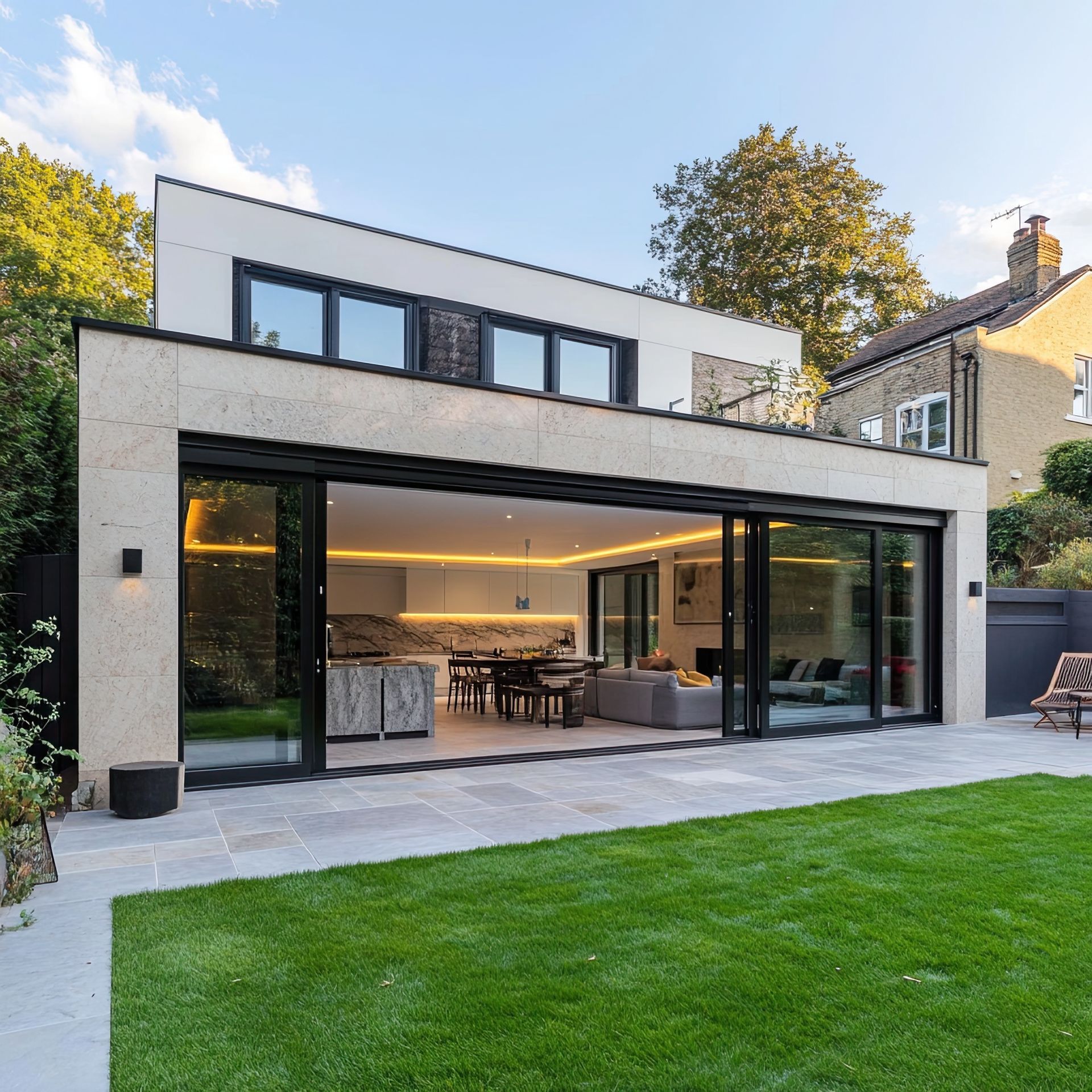 Extension d'une maison 