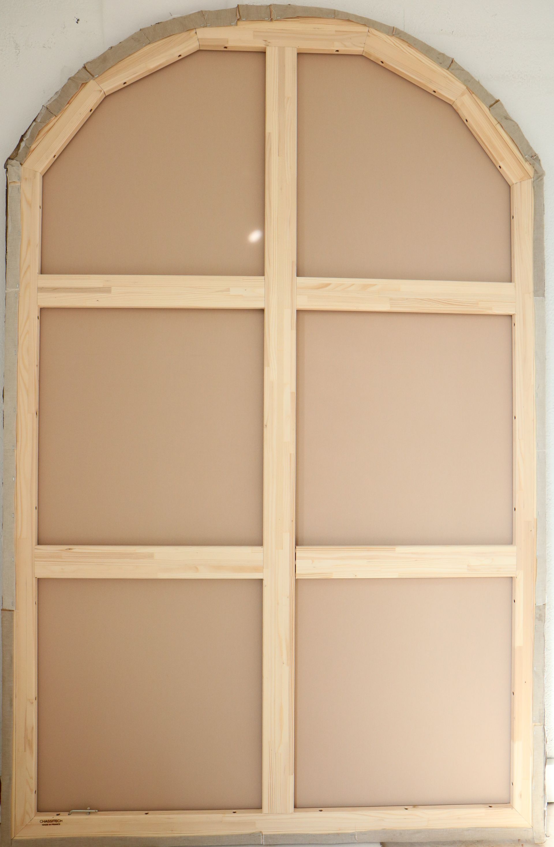 Changement d'un châssis de tableau.