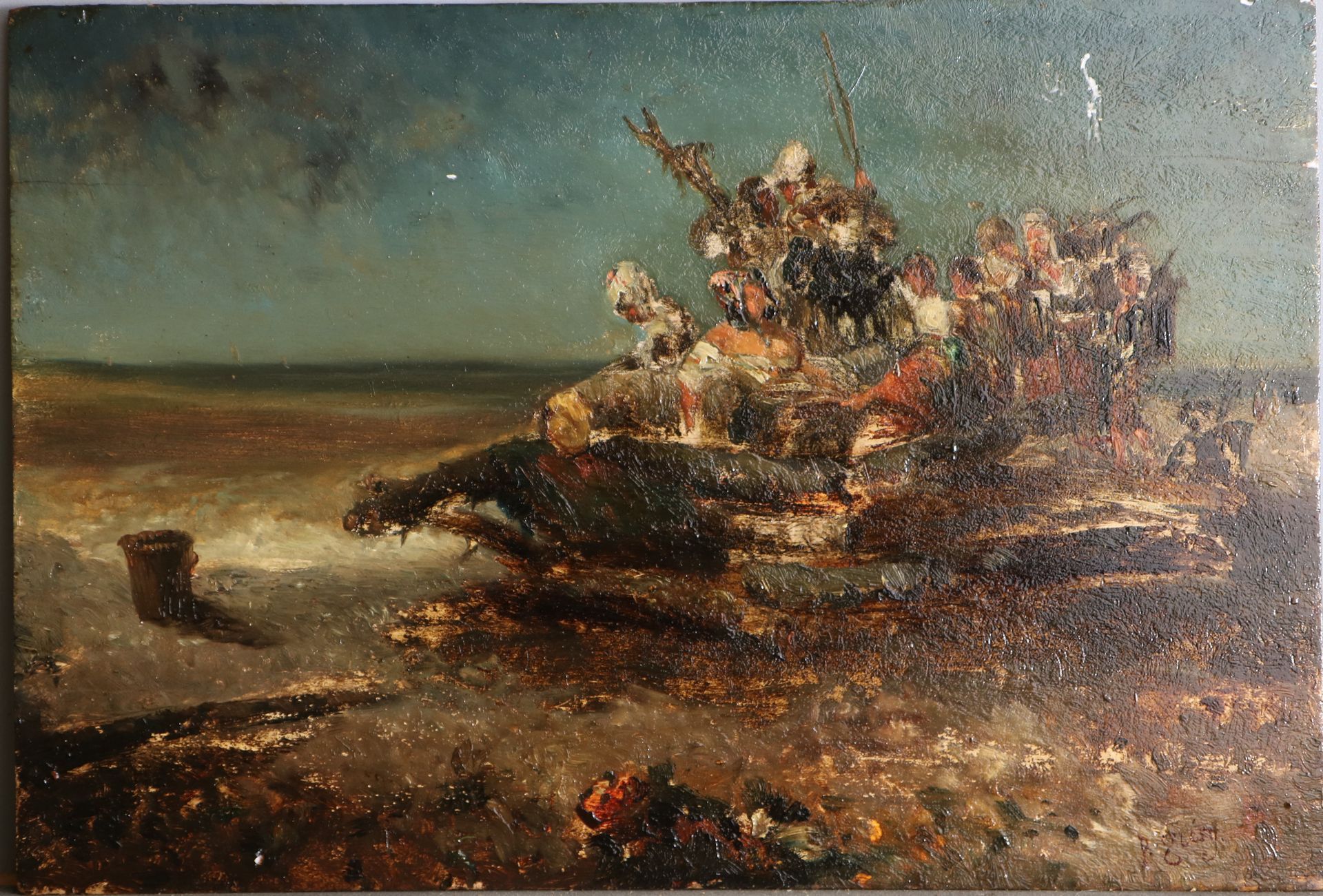 Tableau avec des personnes nettoyé.