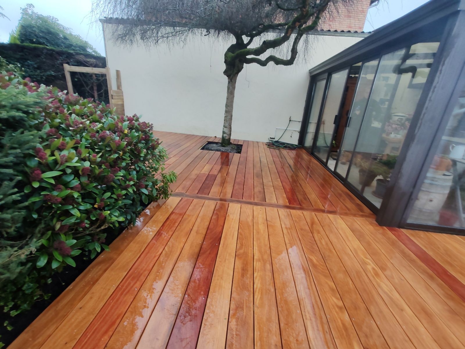 Une terrasse en bois