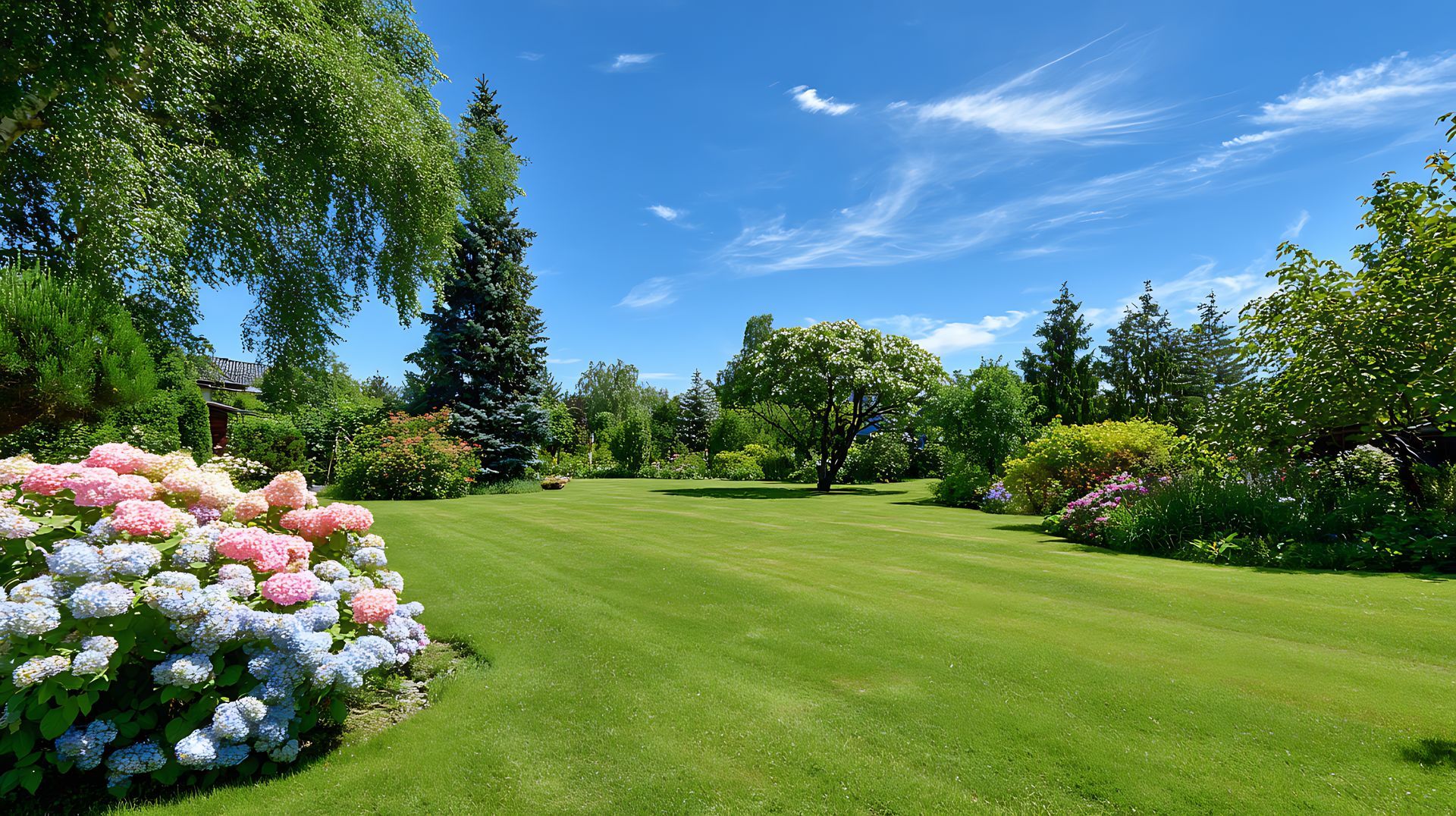 Un parc bien entretenu