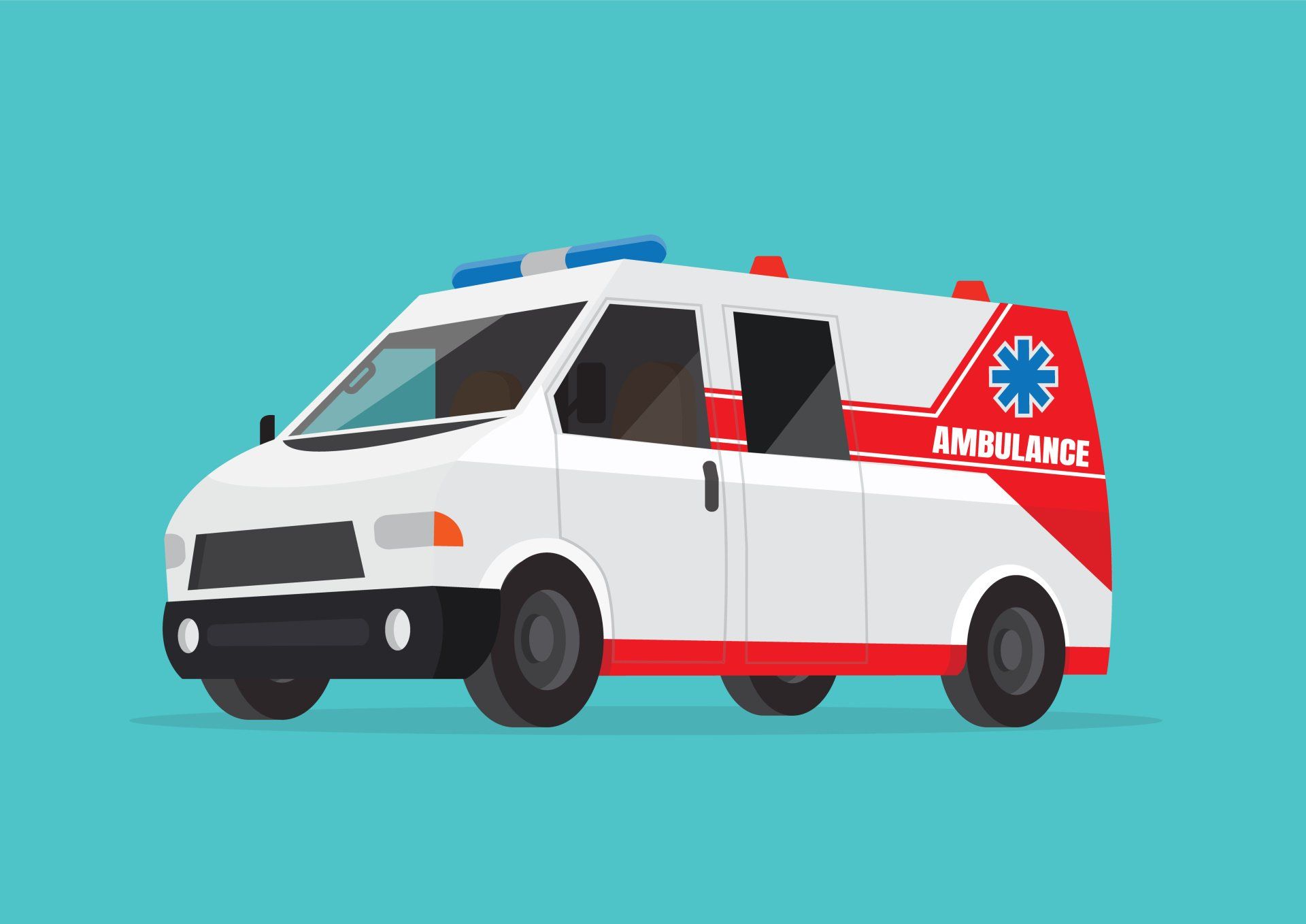 Dessin ambulance