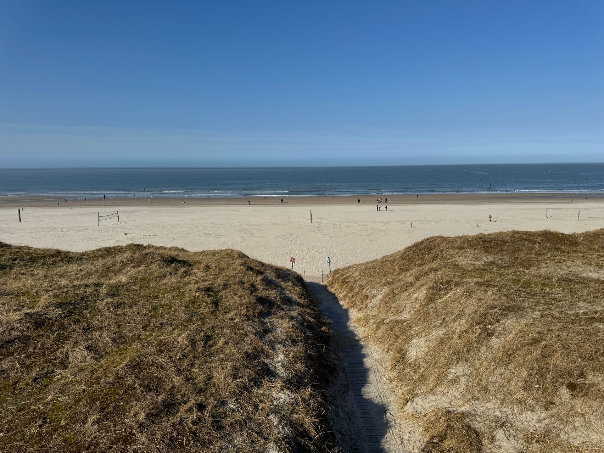 Norderney,  Blick von der Thalasso-Plattform Waldweg  Haus an den Dünen - Ferienwohnungen auf Norderney