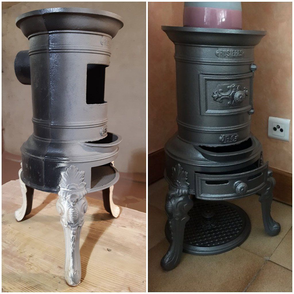 Poêles à bois rénovés