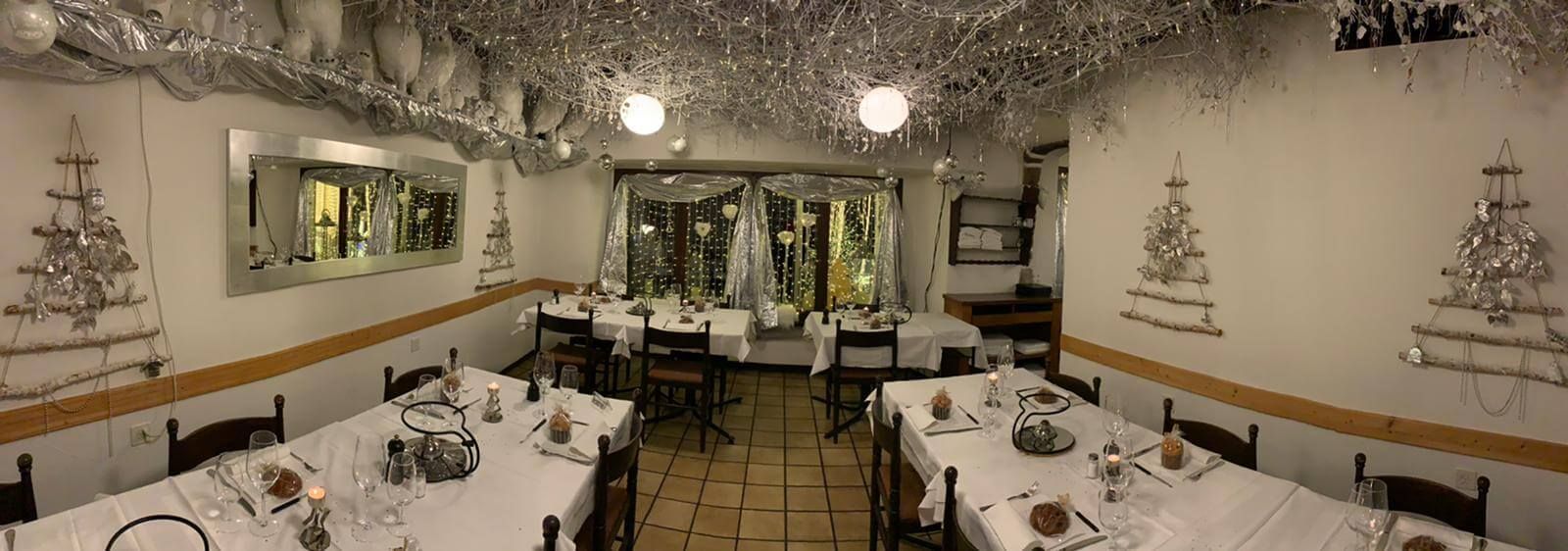 interno del ristorante sul lago - Ristorante Pinocchio da Sandra