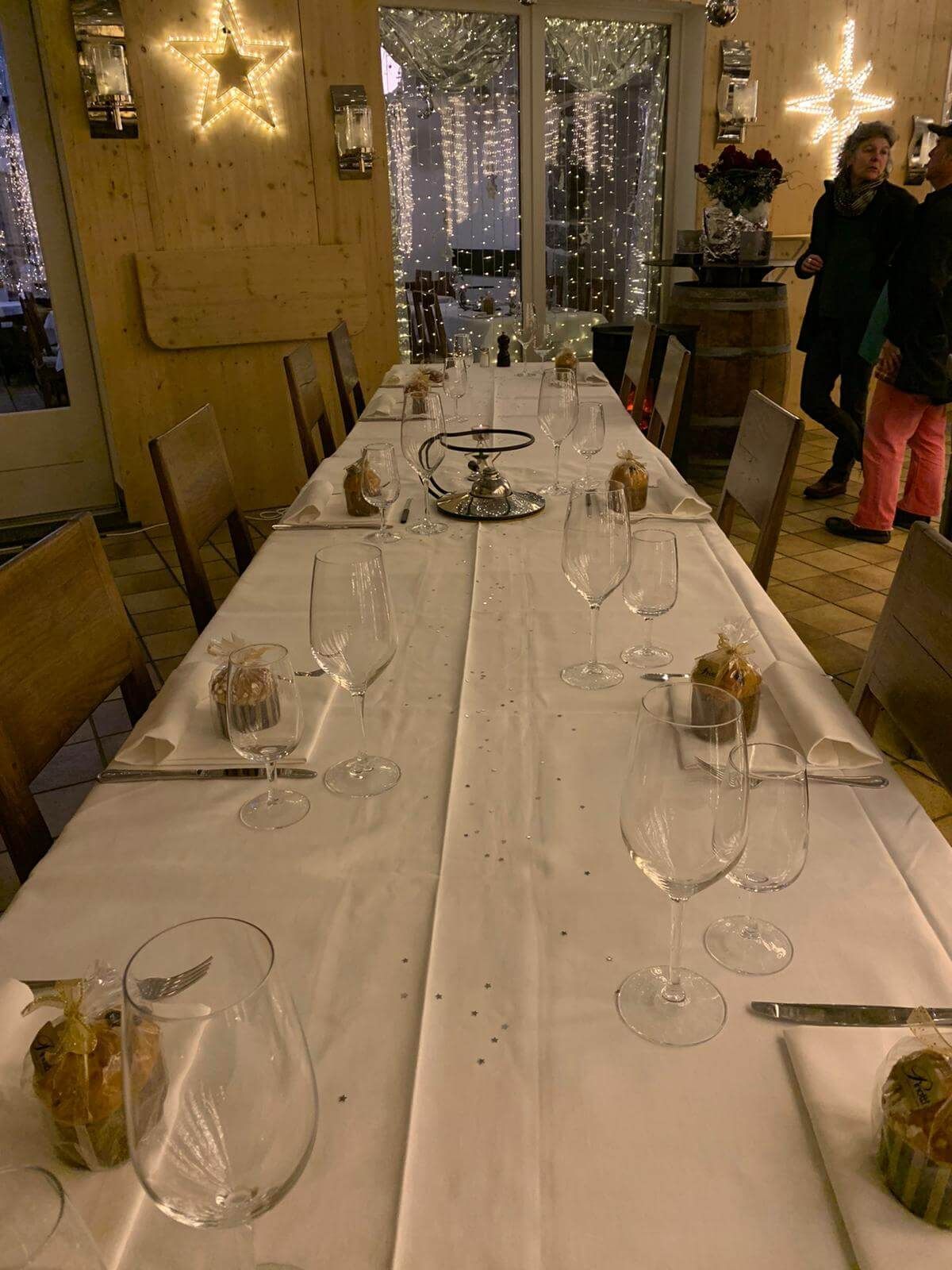 tavolo del ristorante sul lago - Ristorante Pinocchio da Sandra
