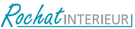 A logo for a company called rochat interieur