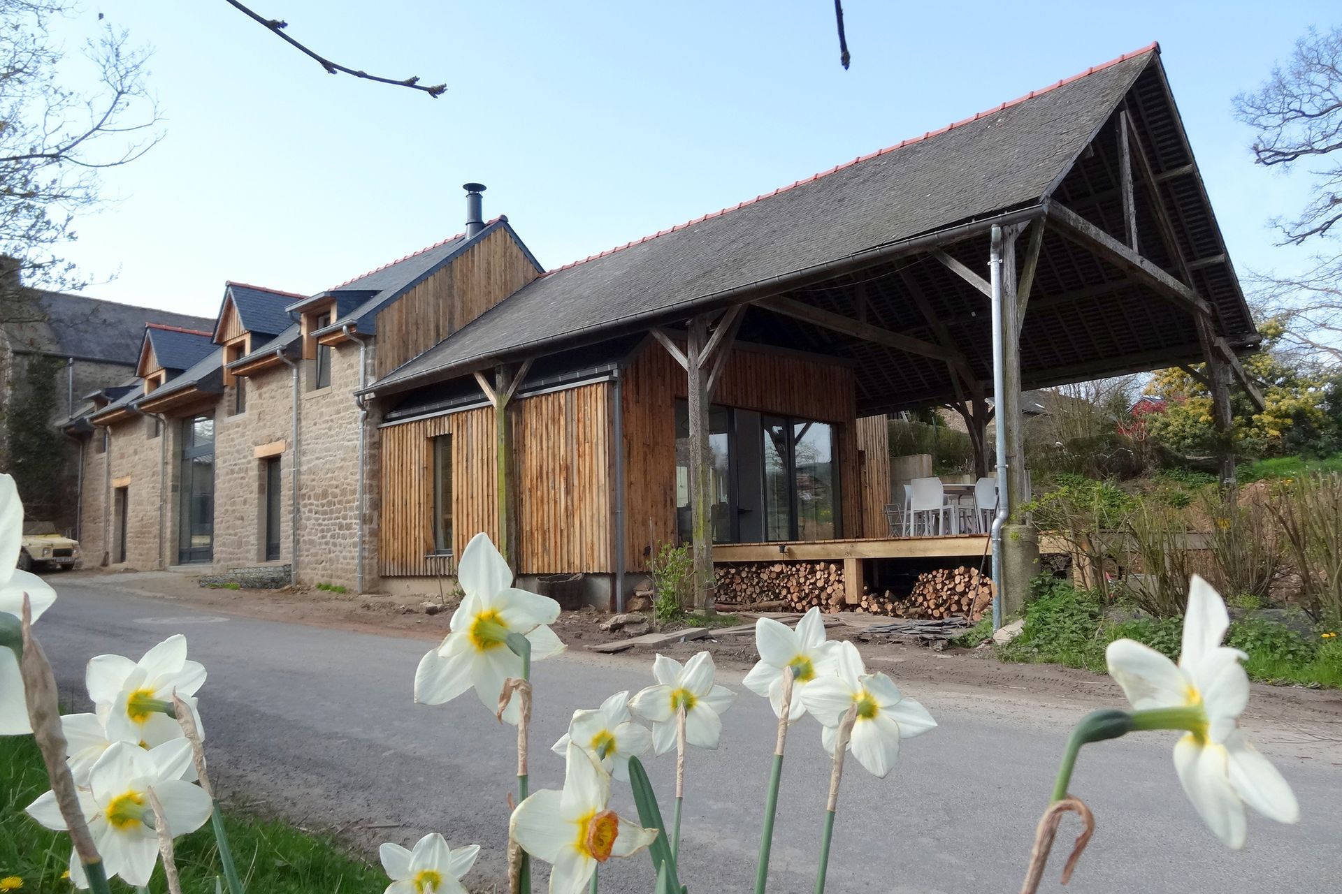 Extension rénovation habitation Quévert (1)