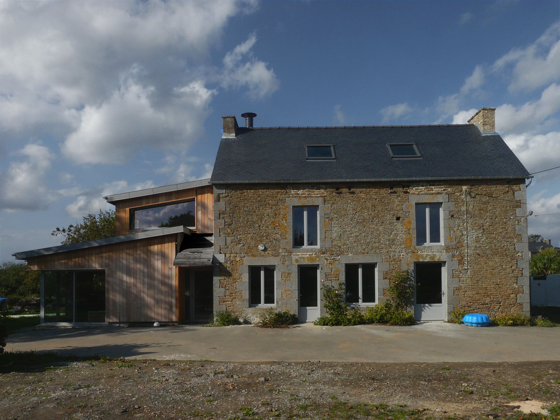 Extension rénovation habitation - St-Pierre-de-Plesguen