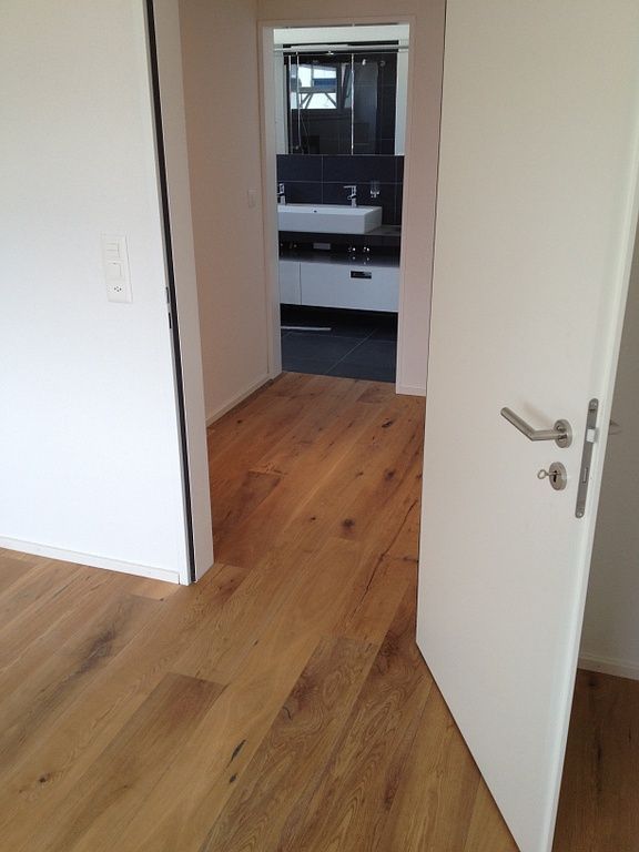 Eiche Landhausdielen durchgehend verlegt