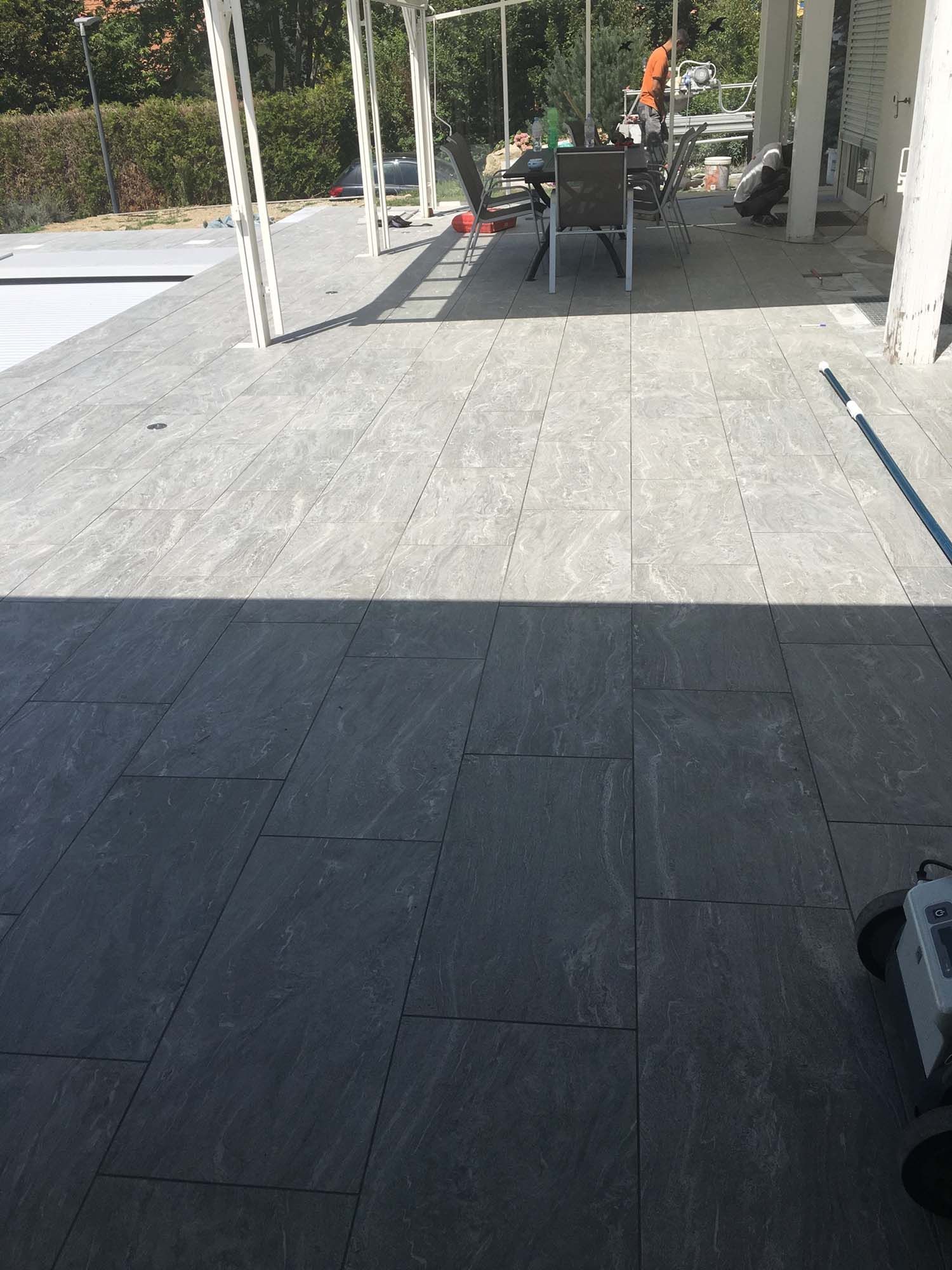Carrelage en terrasse - Broye Carrelage SA
