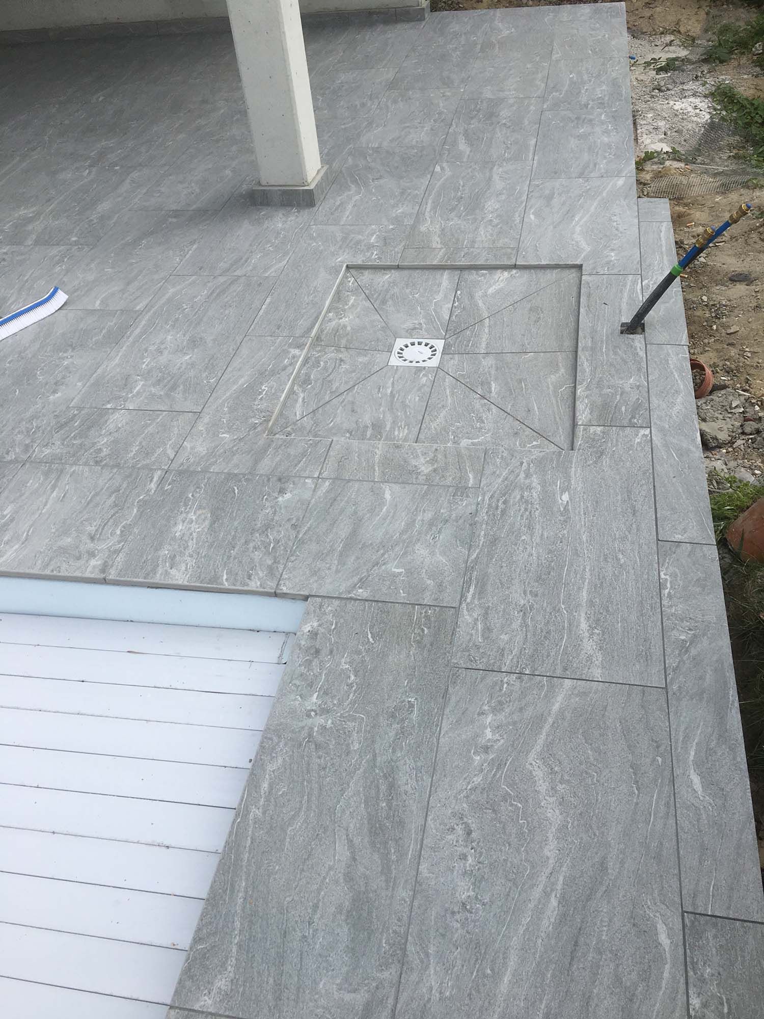 Carrelage en terrasse - Broye Carrelage SA