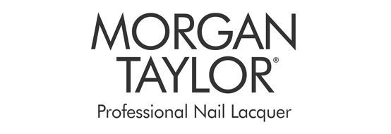 El logotipo de la laca de uñas profesional Morgan Taylor.
