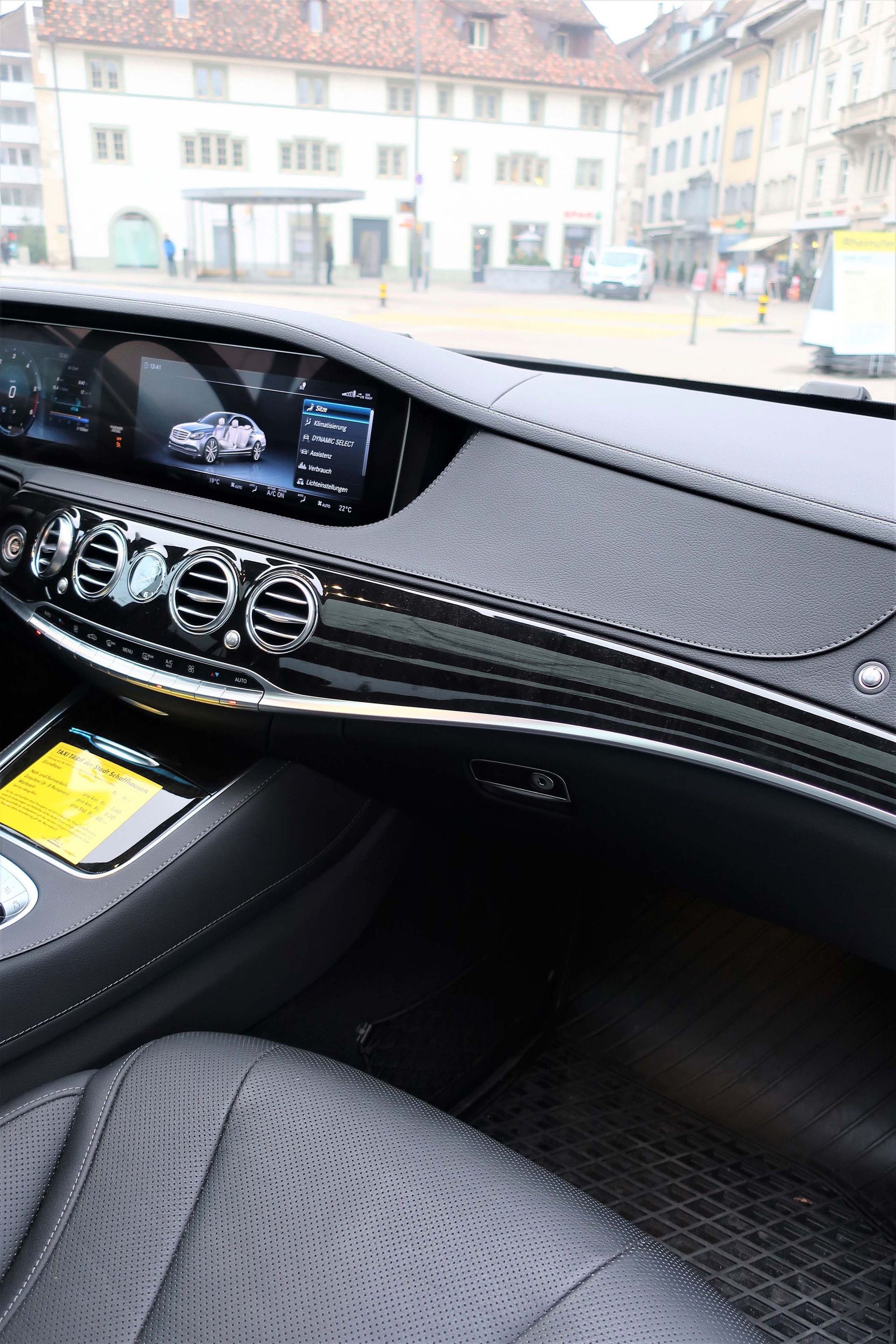 taxi innenausstattung - city taxi simic - schaffhausen