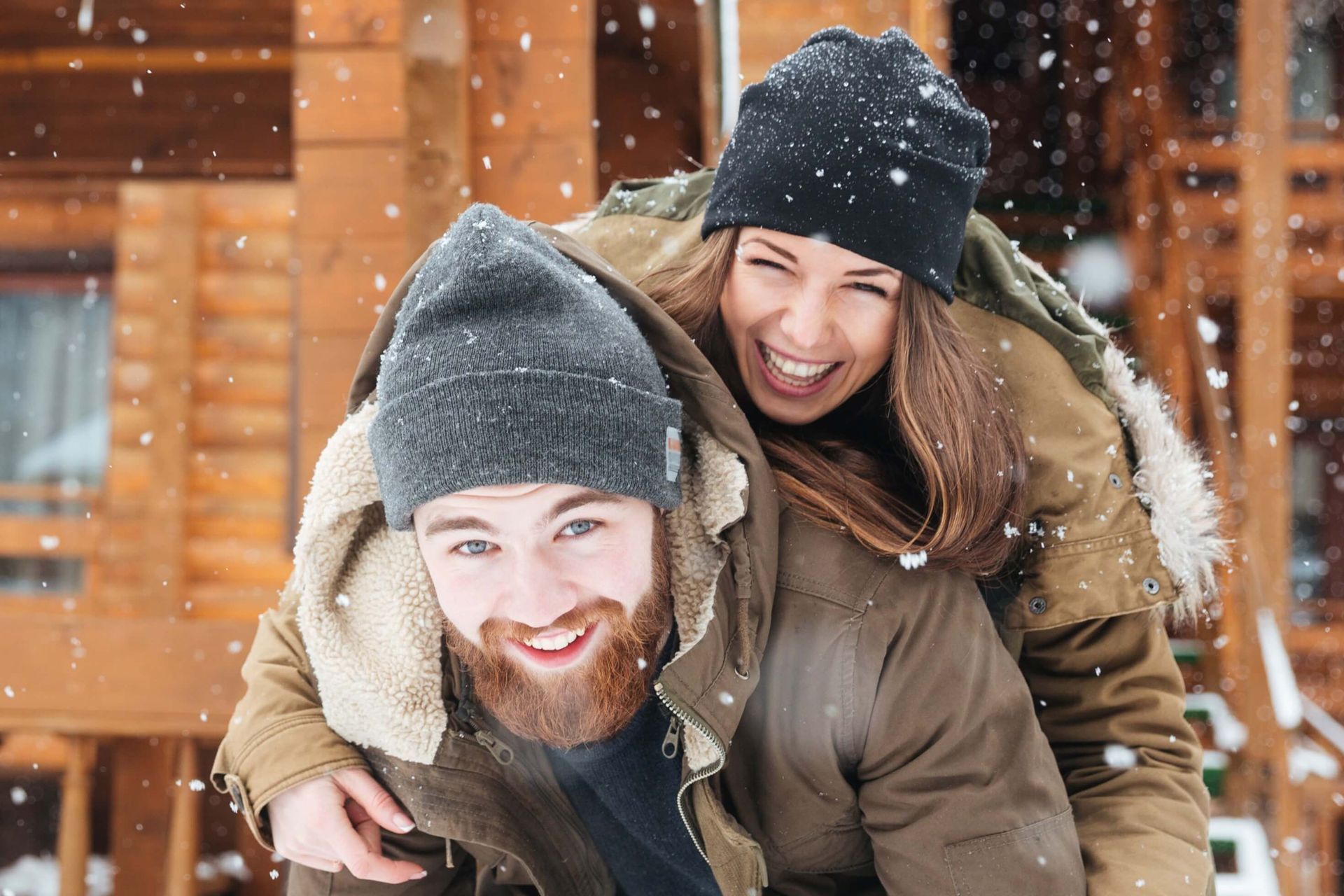 A man and a woman enjoying a Romantic Getaway In Montana.