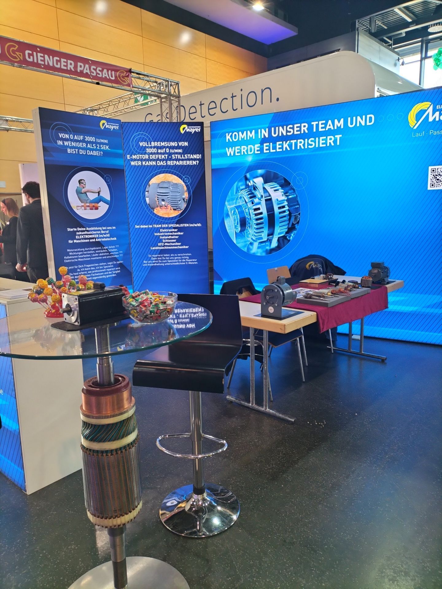 Messestand Mayer Elektromotoren