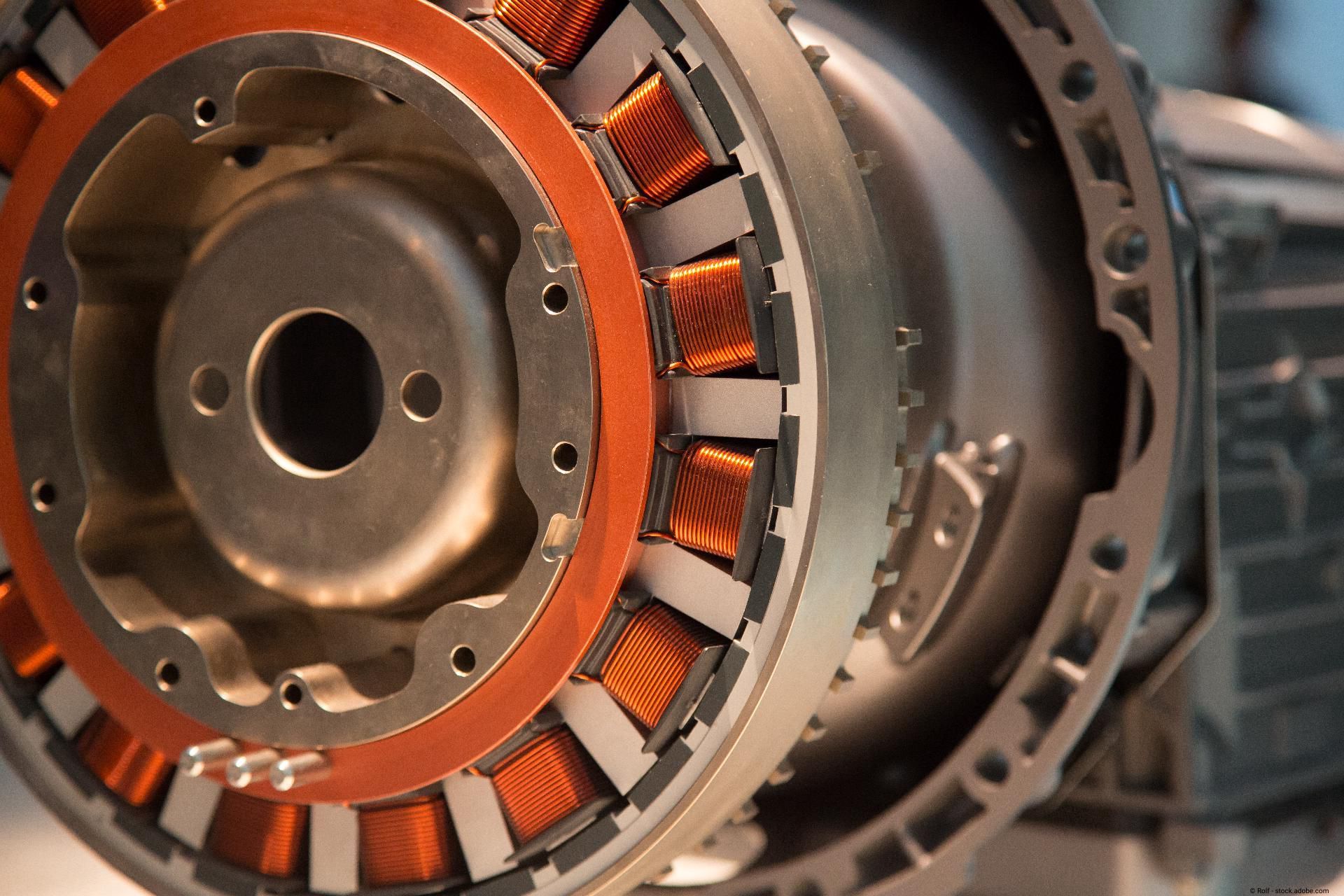 Nahaufnahme eines Motors